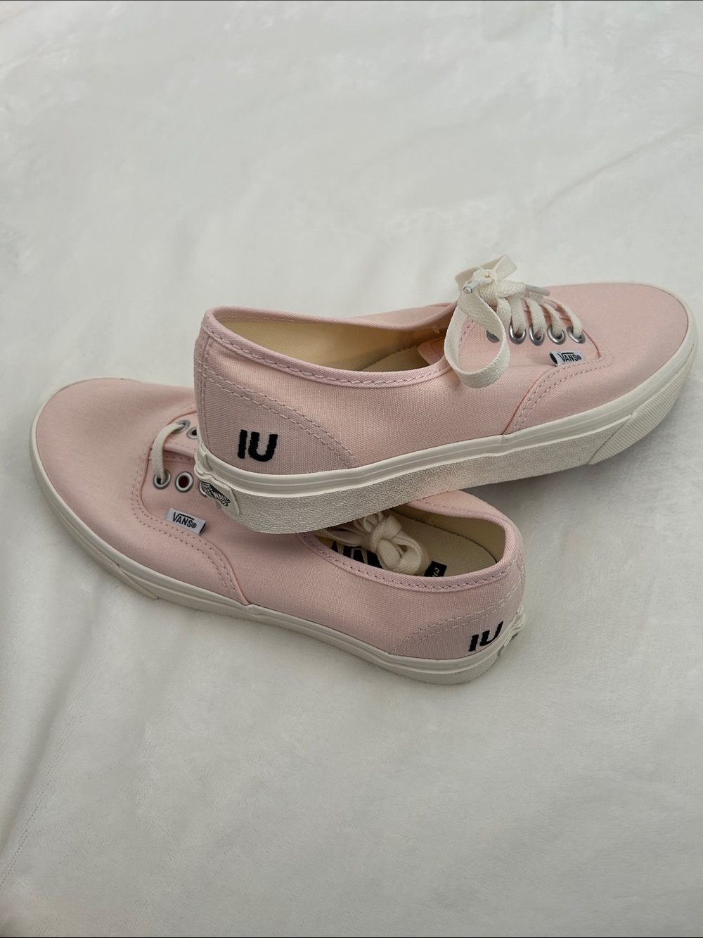 Vans Pink Indiana University (IU) Canvas Low-Top Lace-Up Custom Sneakers